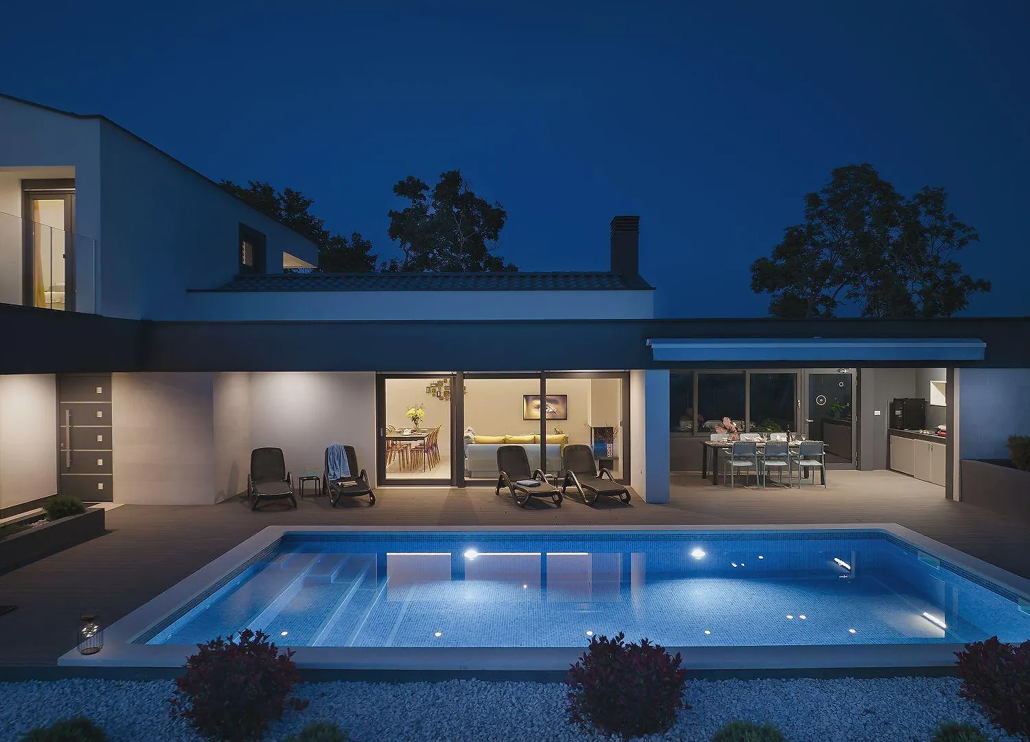 Traumhafte Villa In Valbandon Mit Aussenpool, Klima, Tischfussball Fazana