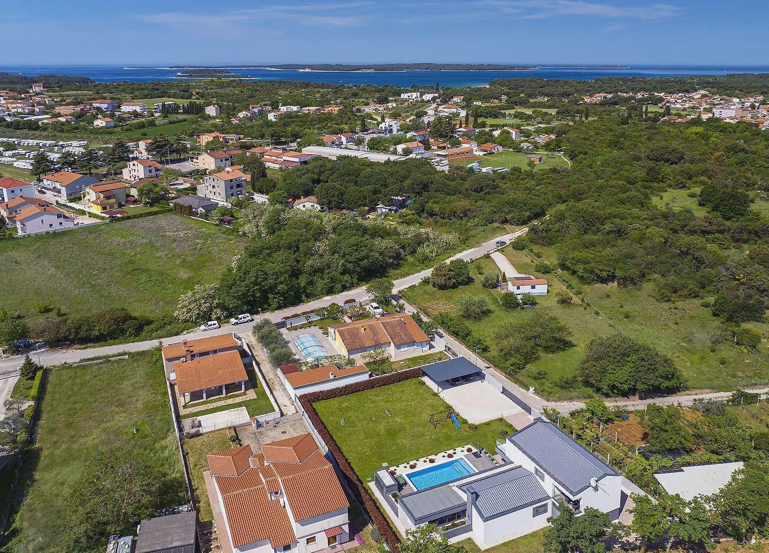 Traumhafte Villa In Valbandon Mit Aussenpool, Klima, Tischfussball Fazana