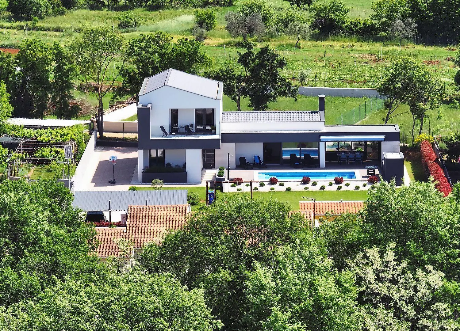 Holiday home Traumhafte Villa In Valbandon Mit Aussenpool, Klima, Tischfussball Fazana
